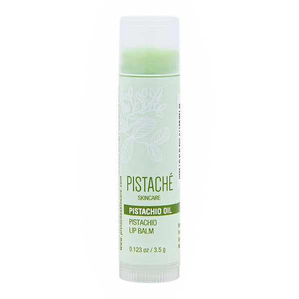 Pistaché Skincare Pistachio Oil Lip Balm, Hydrates and Plumps, Moisturizing and Nourishing, 0.12 oz