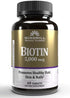 Windmill Natural Vitamins Biotin 5000 mcg, 60 Count - Supports Healthy Hair, Skin & Nails, Metabolism Booster