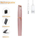 Women's Electric Eyebrow Hair Remover, LED Light, Stainless Steel Blade, Rechargeable, Multi-Functional