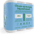 Caboo Tree Free Paper Towels, 6 Rolls, Eco Friendly, Earth Friendly, Sustainable Kitchen Paper Towels with Strong 2 Ply Sheets