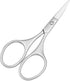 Multicolor Professional Grooming Scissors for Personal Care, Facial Hair Removal, Ear Nose Eyebrow Trimming, Stainless