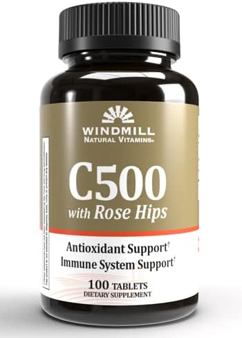 Windmill C-500 with Rose HIPS Tabs 100'S (Pack of 1)