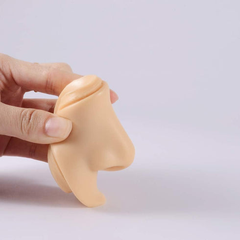 Soft Silicone Flexible Model Body Part Displays for Acupuncture, Human Model Simulation for Jewelry Display (Nose)