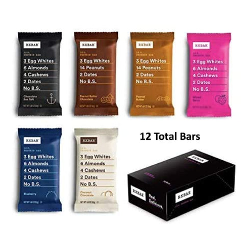 Pack (12 RXBAR Protein Bars, Protein Snack, Snack Bars, Variety Bars)