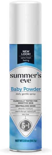 Summer's 2 oz (Pack 4) Eve Feminine Deodorant Spray Baby Powder