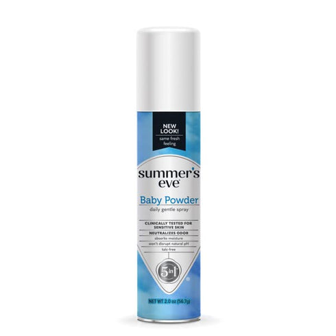 Summer's 2 oz Pack 6 Eve Freshening Spray | Baby Powder | Size | of | pH Balanced, Dermatologist & Gynecologist Tested