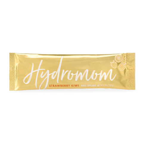 Boobie Hydromom Superfood Electrolyte Drink Mix, Strawberry Kiwi | Energy & Hydration Boost for Mamas | 15 Packets