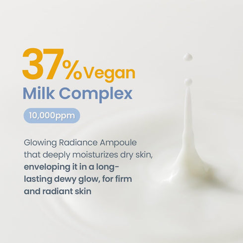TIRTIR Ceramic Milk Ampoule, 0.33 Fl Oz