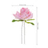 Mobestech 6Pcs Handmade Rose Flower Hair U Shaped Bobby Fork Picks, Decorative Hair Clips for Women Wedding & Bridal