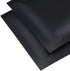 100pcs Frosted Clear Window Flat Colored Metallic Foil Resealable Zipper Seal Bags (Black, Flat, 3oz)