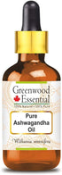 Pure Ashwagandha Oil 50ml (1.69 oz) - Withania somnifera, Premium Therapeutic Grade for Hair, Skin & Aromatherapy