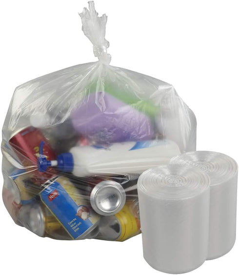 Clear Trash Bags, 3 Gallon Small Garbage Bag, 190 Count