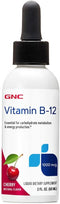 GNC Vitamin B-12 1000mcg - Cherry Flavor, Supports Energy Production