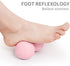 Xensamy Double Lacrosse & Micro-Elastic Peanut Massage Ball - Myofascial Release Tool for Muscle, Back, Foot