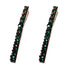 Vpang 2 Pcs Shiny Rhinestone Hair Barrette Clip and Bobby Pins for Women