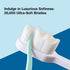 3PCS PureSoft Eco Toothbrush, 20000 Ultra Soft Micro Nano Bristles, BPA-Free, Lightweight with Travel Case for