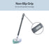 Casabella Tub & Tile Brush - Extendable Bathroom Cleaning Brush with Non-Slip Grip, All-Around Dual Bristles
