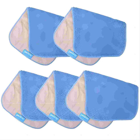 KEEPOW Microfiber Mop Cloth Refills - Compatible with MR.SIGA Professional Mop, Pack of 5