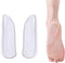 MARS WELLNESS Medial & Lateral Heel Wedge Silicone - 2 Pairs Universal Adhesive Shoe Insert for Knock Knee Pain, Foot