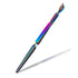 SILPECWEE Colorful Stainless Steel Nail Art Pincher, 1Pc Cuticle Pusher, Multi-Function Nail Care Tools