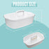 Cleaning Supplies Caddy, Portable Plastic Bucket Organizer with Handle for Shower Essentials Storage