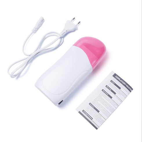 Portable Wax Warmer for Hair Removal, Electric Roll On Wax Heater Home Depilatory Waxing Kit for Women and Men by
