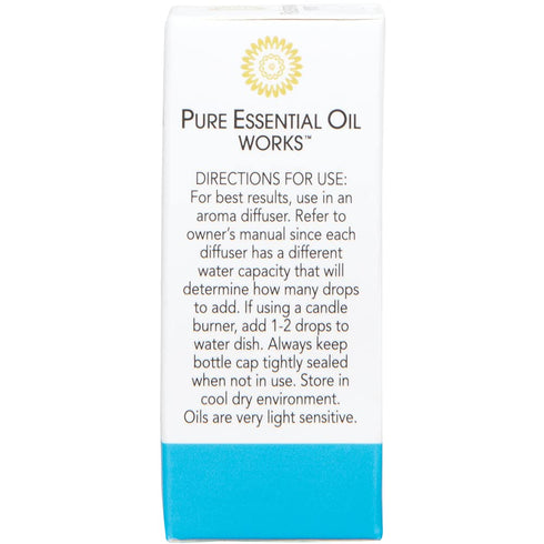 Pure Essential Oil Works 100% 10 ml/0.33 oz. Peppermint Oil, Pure, Natural, Paraben-Free and Therapeutic Grade