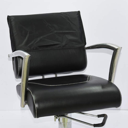 Salon Barber Chair Back Covers - Protective Equipment Tools & Accessories for Hair Stylist - Black