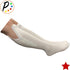Original White Compression Leg Zipper Closed Toe Socks, 20-30 mmHg (3X-Large)