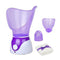 Professional Facial Steamer, Steam Inhaler for Face Mask Moisturizer, Sinus with Timer, Aromatherapy, Purple