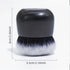 Oval Foundation Makeup Blender, Kabuki Brush for Liquid or Cream Makeup, Dense Synthetic Bristles