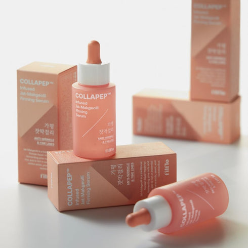 Collapep Infused Jat-Makgeolli Firming Serum, Anti-Wrinkle, Pore and Rough Skin Soothing Serum, K-beauty