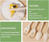 100% Eco Friendly Compostable Spoons, 50 Large Disposable Utensils, Cornstarch Based, Durable and Heat Resistant