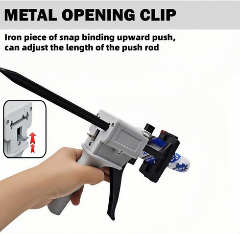 YiJAYiCAMA 704 Toothpaste Tube Glue Gun, Tube Squeezing Machine Dispenser Glue Gun, Universal Manual Glue Gun Extruder