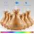 UVUBXT 14 Essential Oil Diffuser Tulip Light Wood Diffuser LED Advanced Cool Mist Humidifier Color LED Night Light