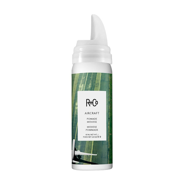 R+Co Aircraft Pomade Mousse | Mousse for Body, Shape & Second-Day Texture, Vegan & Cruelty-Free