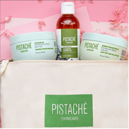 Pistaché Skincare Pistachio Oil Cleansing Shower Oil - 8.1 oz - Moisturizing and Nourishing