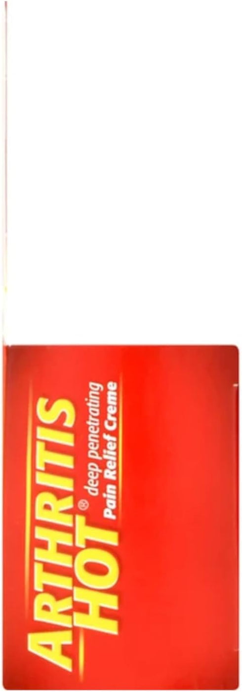 Arthritis Hot Pain Relief Creme, 3 oz, Pack of 2 for Soothing Comfort.