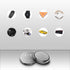 2 Pack 3.7V Lir2032H Rechargeable Coin Batteries for Key Fob, High Capacity 70mAh Lithium 2032 Button Cells