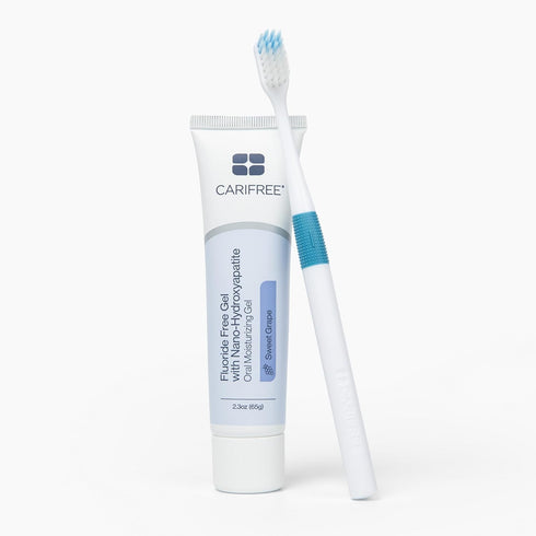 Recommended 2.3 CariFree Fluoride Free Gel, Sweet Grape Flavor, Nano Hydroxyapatite Toothpaste, Neutralizes pH