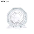 KADS Glass Bowl, 3.9 oz, Crystal Clear, Acrylic Nail Art Mixing Bowl with Lid, Dishwasher Safe