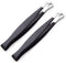 Precision Nose Hair Tweezer - Stainless Steel Round Head Grooming Scissor for Safely Trim Nose and Ears (2 Black)