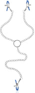 Quilax Adjustable Non Piercing Nipple Clamps Y Necklace for Women Men, Body Jewelry