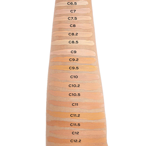 Revolution Conceal & Define Concealer, Full Coverage Lightweight, Long-Lasting Matte Finish, Vegan, C10 Medium