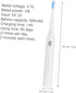 OUNONA Electric Toothbrush with Soft Bristle Five Vibration Modes USB Rechargeable Built in Battery for Adults Deep Gum
