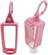 Skydume 3 (30ml/1oz) Snadulor Pcs Empty Hand Sanitizer Holder Keychain Travel Size Plastic Clear Bottles with Silicone