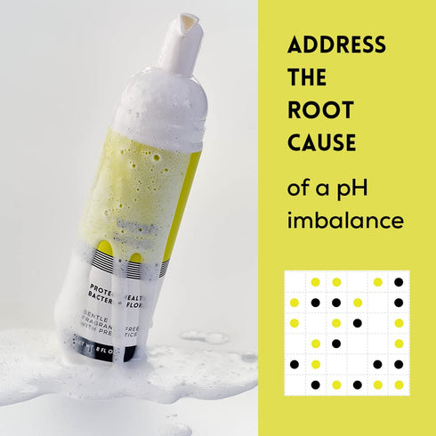 WASH Fragrance-free, Unscented Intimate Foam Wash I Sulfate-free with Prebiotics I Naturally Control Body-Odor