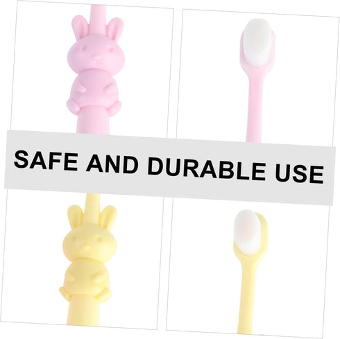 Set 3pcs PartyKindom Cartoon Tooth Brush Boys and Girls Toothbrushes Timer Manual Toothbrush for Oral Care
