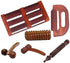 TruekartDeals Jimmy Massage Wooden Foot Roller Massager Set, Hand Face Neck Acupressure Tools