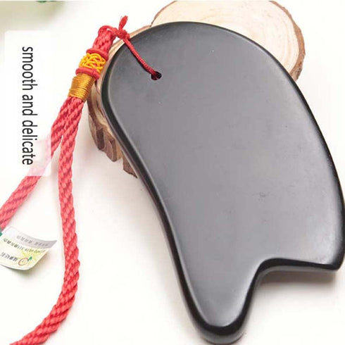 ZHAO SHOP 11.5cm Bian Stone Scraping Board, Gua Sha Massage Tool, Gua Sha Facial Tool for Spa Therapy Treatment on Face
